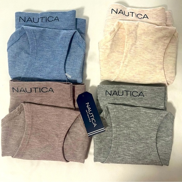 NAUTICA Intimates Women's XL Set Of (4) Soft Multicolored Panties New - Picture 1 of 9